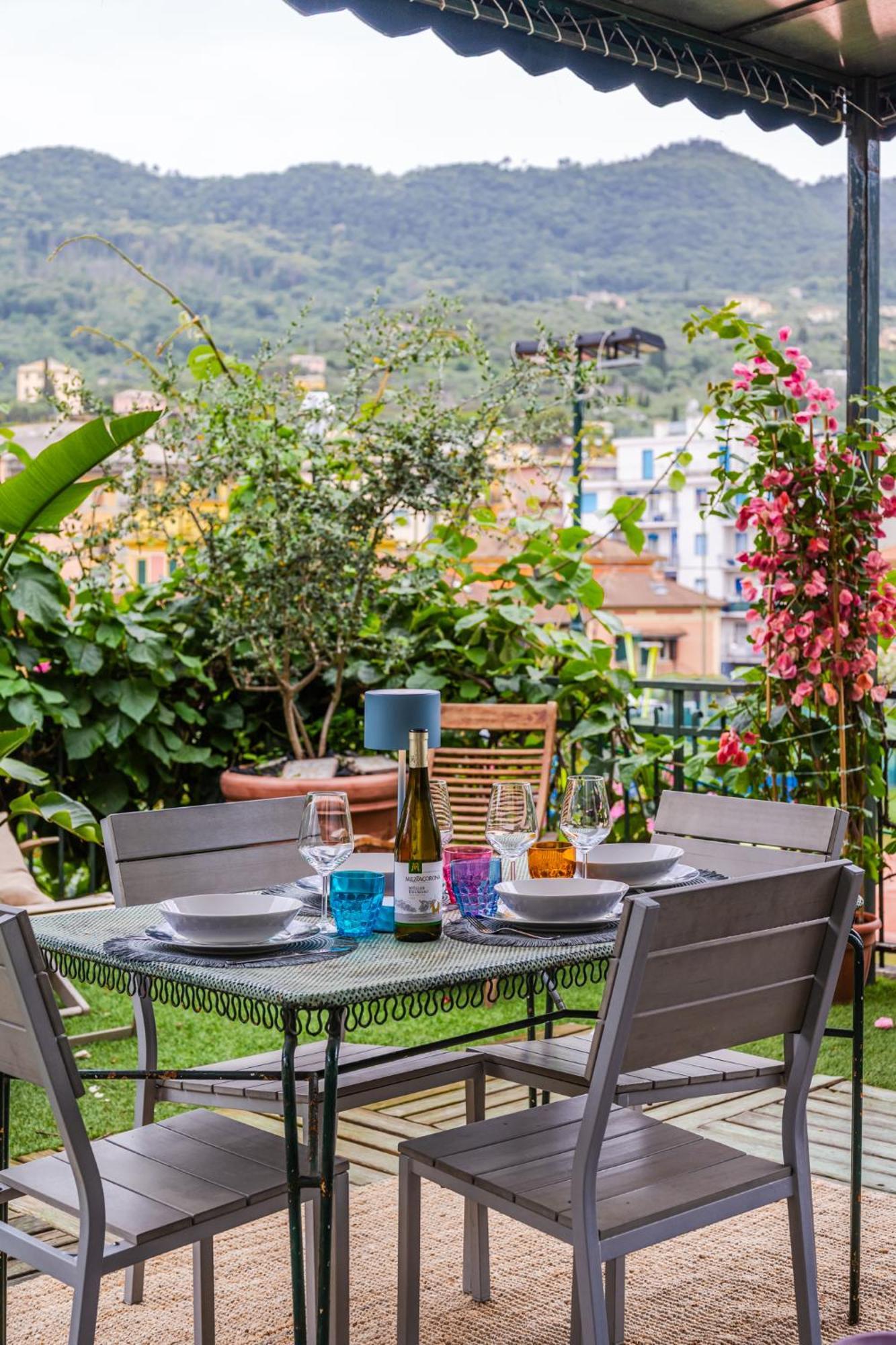 Terrazza Portofino Splendido Appartamento Con Piscina Idromassaggio - Parcheggio Gratis Santa Margherita Ligure Dış mekan fotoğraf