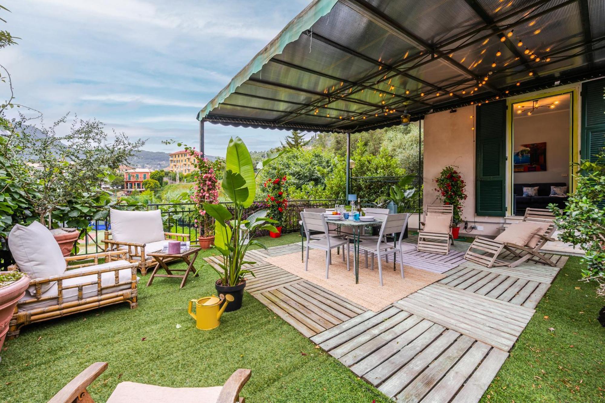 Terrazza Portofino Splendido Appartamento Con Piscina Idromassaggio - Parcheggio Gratis Santa Margherita Ligure Dış mekan fotoğraf