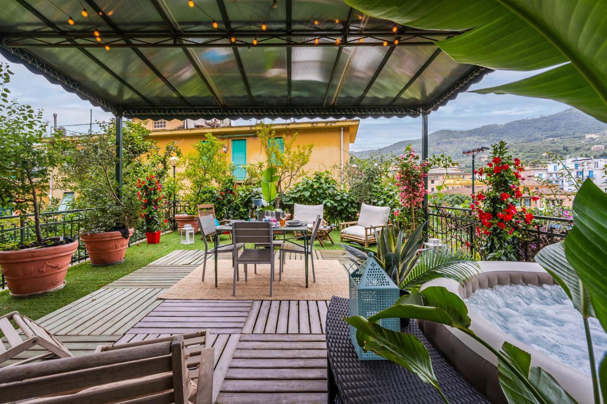 Terrazza Portofino Splendido Appartamento Con Piscina Idromassaggio - Parcheggio Gratis Santa Margherita Ligure Dış mekan fotoğraf